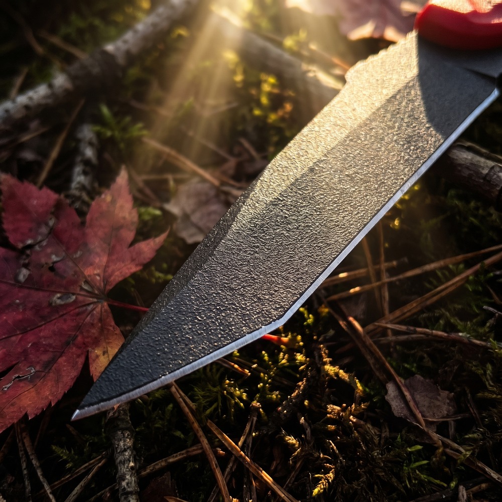 Fixed Blade Hunting Knife Nylo - Bushcraft Knife Fixed ulasan dan harga