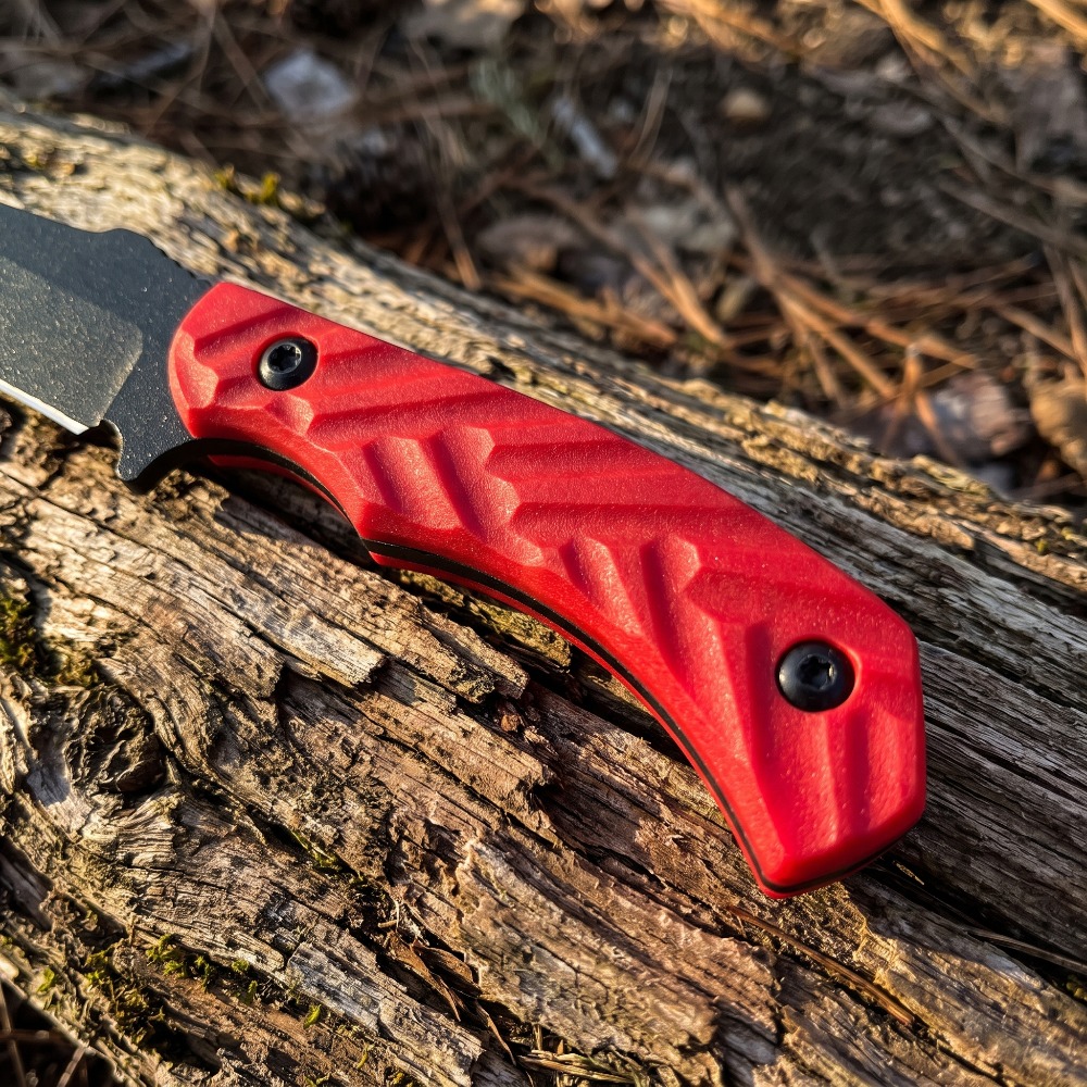 Fixed Blade Hunting Knife Nylo - Bushcraft Knife Fixed ulasan dan harga